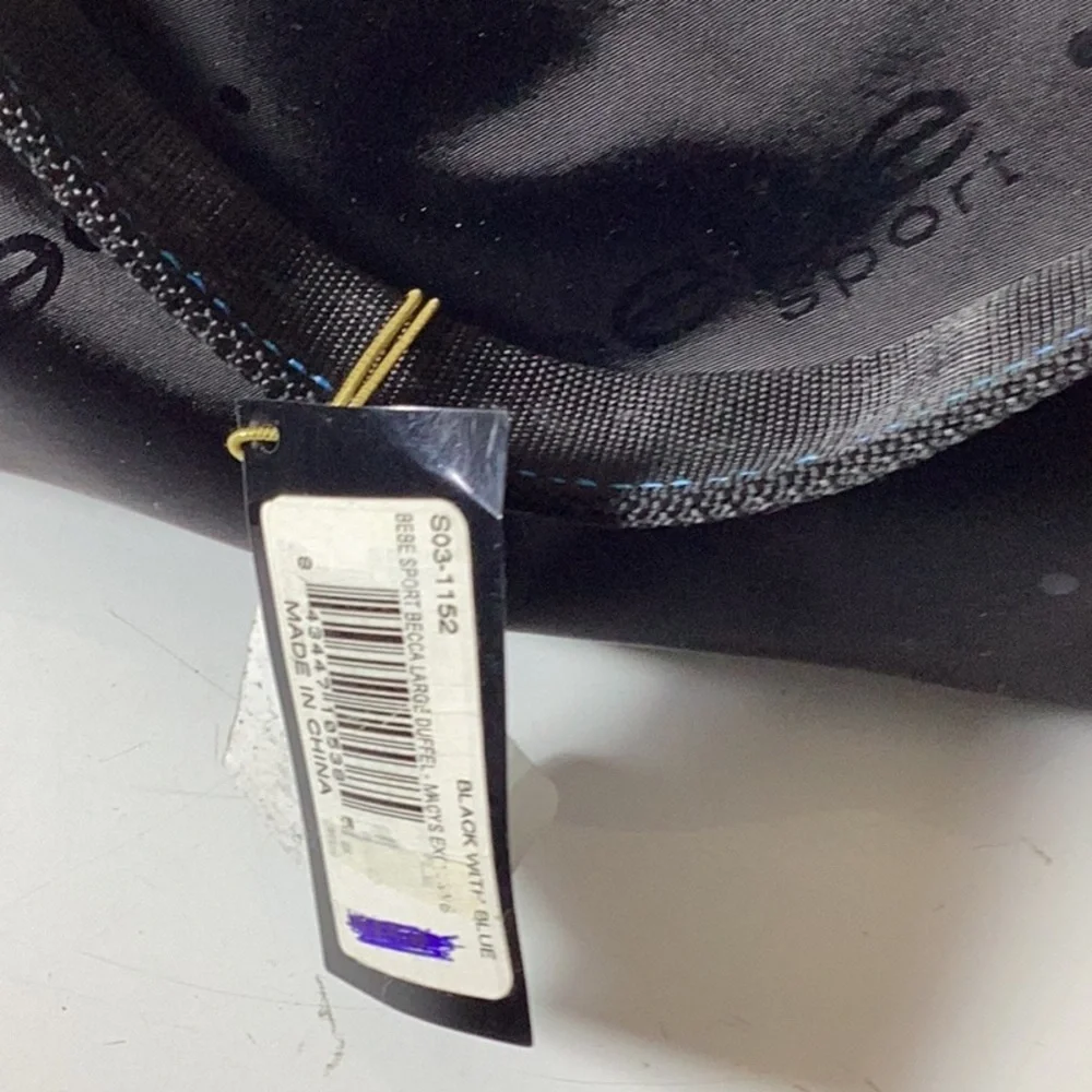 Bebe Sport Becca Black W/ Blue